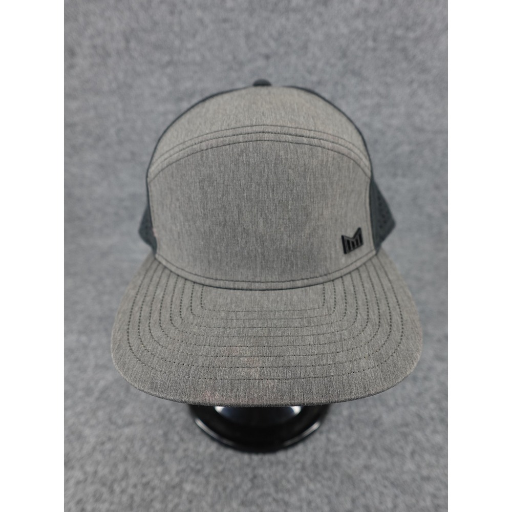Melin Trenches Hydro Hat Mens OS Grey Black Perforated Snapback Cap